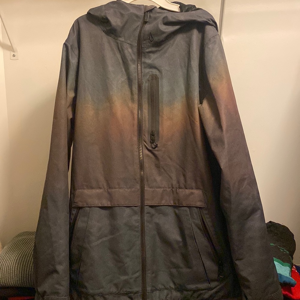 Volcom Brown SLYLY Waterproof Insulated Ski Jacket